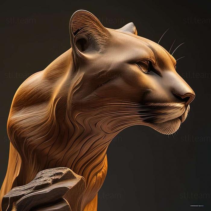 3D model Puma pumoides (STL)